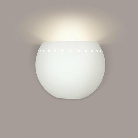 A19 LIGHTING St. Vincent E26 Base Dimmable LED Wall Sconce, Bisque 1603-1LEDE26